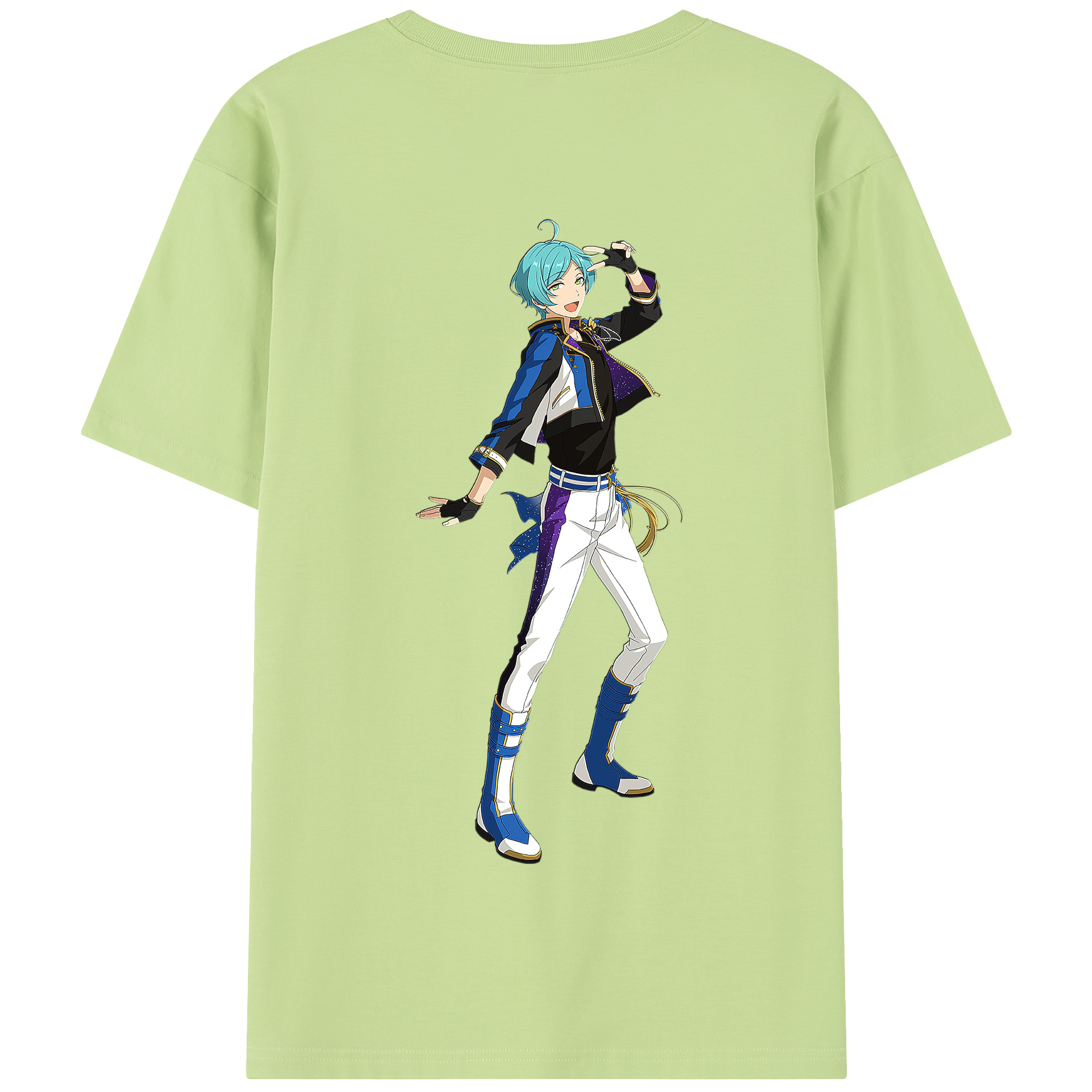 （画像用） あんさんぶるスターズ! Ensemble Stars 綿100％半袖Tシャツ（背面プリント）